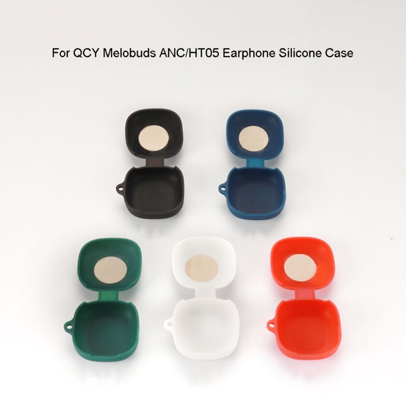 Vivi Lengan Anti slip Untuk QCY Melobuds ANC HT05 Headphone Housing Washable Cover Case