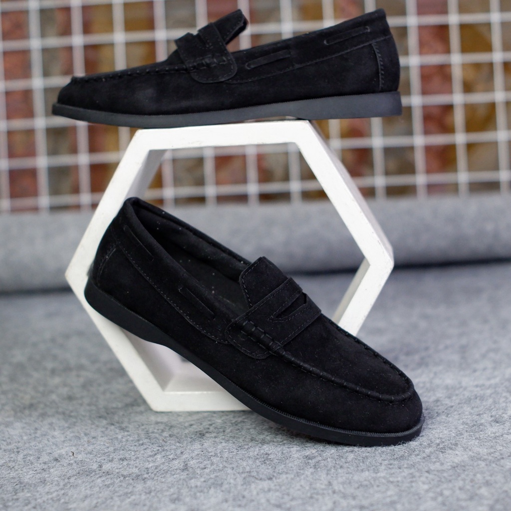 SEPATU KASUAL SLIP ON PRIA SUEDE LOAFER BOI PREMIUM ORIGINAL FORMAL CASUAL SEPATU PANTOFEL SLIP ON PRIA NYAMAN || SLIP ON PRIA PANSUS 2022