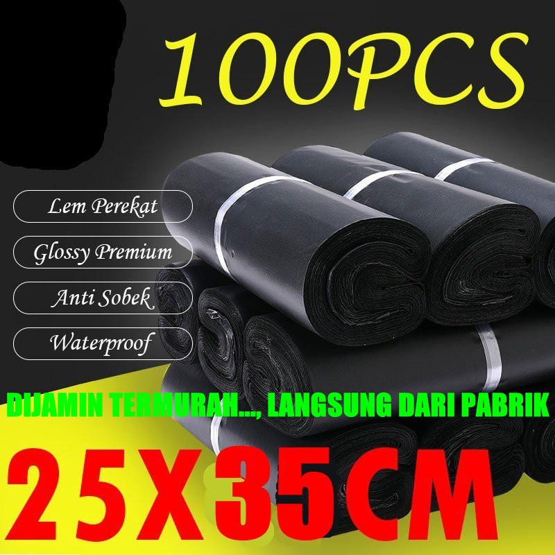 

UKURAN 17x30 CM PLASTIK POLYMAILER ORI PE PACKING BUNGKUS BARANG OLSHOP ONLINE SHOP KANTONG PLASTIK