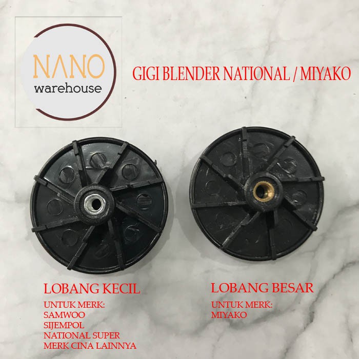 Gigi Konektor Gear Blender Miyako National Samwoo Sijempol RRT