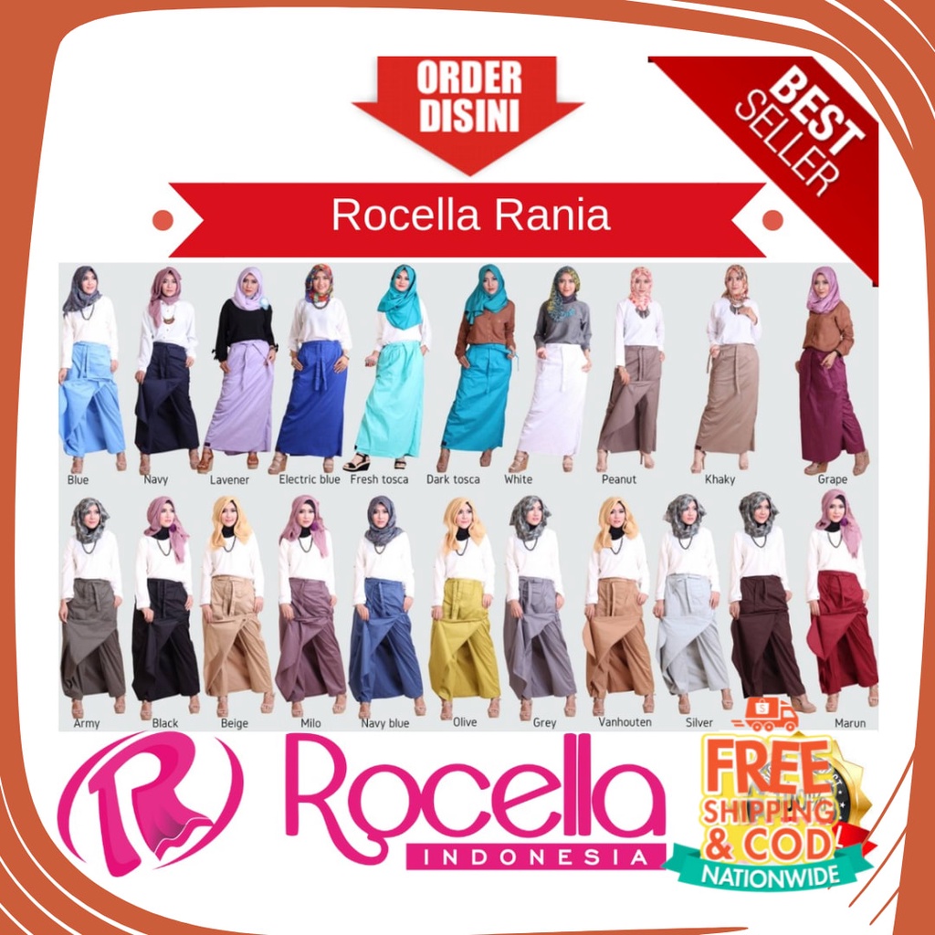 Bawahan remaja Anak Sekolah Kuliah Dewasa Street /  Rok Celana Wanita | Rok Celana Muslimah | Rok Ce