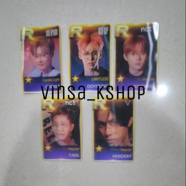 NCT wayV Lenticular Hendery, Taeil, Doyoung, Jungwoo