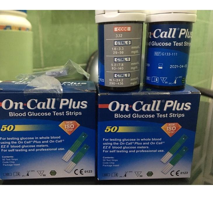 ➻ Strip Cek Gula On Call Plus Gula OnCall Plus OC Plus Gula Darah On Call EZ Gula OnCall EZ ❂