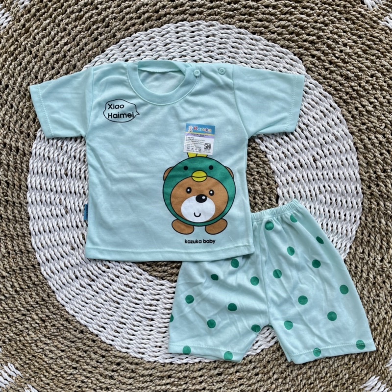 Setelan baju bayi oblong bayi piyama bayi setelan pendek bayi DNW BABY