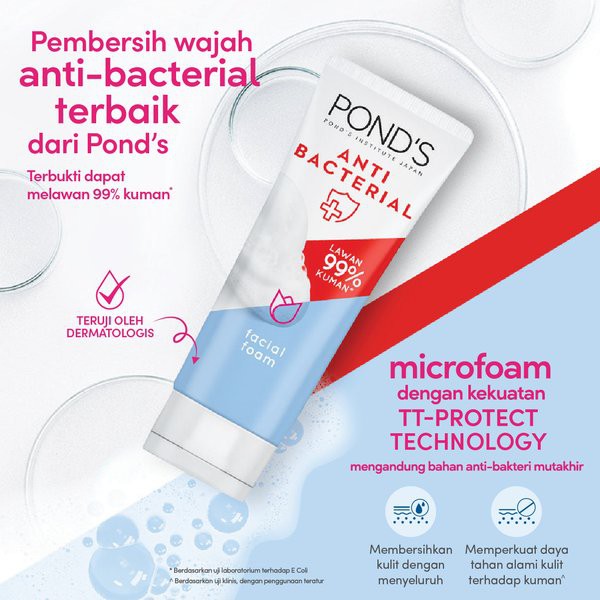 Pond's Anti Bacterial Facial Foam 100g