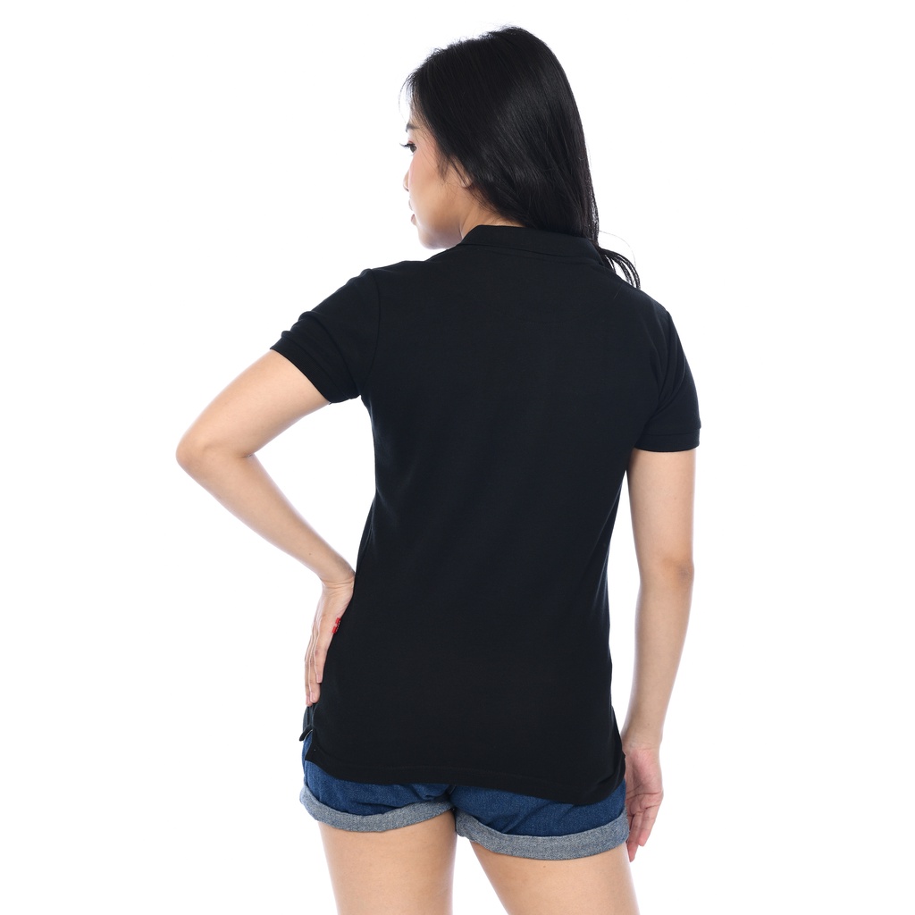 Kaos Kerah Levis | Kaos Cewek | Black