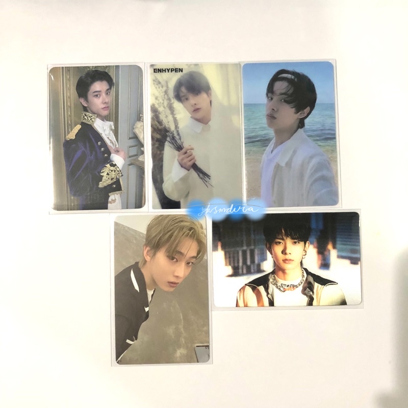 PHOTOCARD ( PC ) ENHYPEN JAKE SUNOO HEESEUNG yizhiyu pangeran ums hakanai m2u d:d down selca lenti