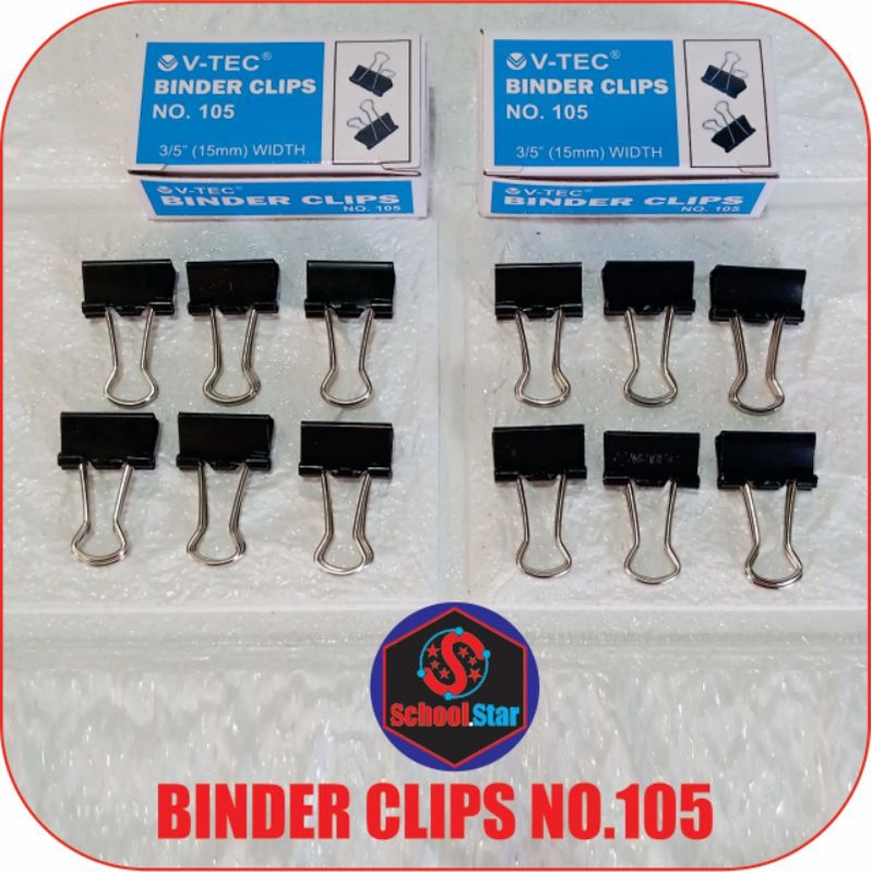 

BINDER CLIP NO 105 V-TEC / PENJEPIT KERTAS