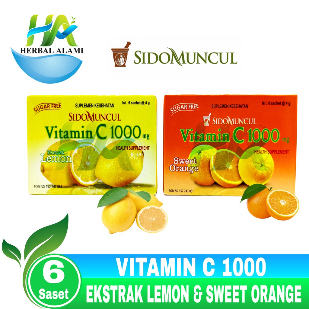 Vitamin C 1000mg Sidomuncul