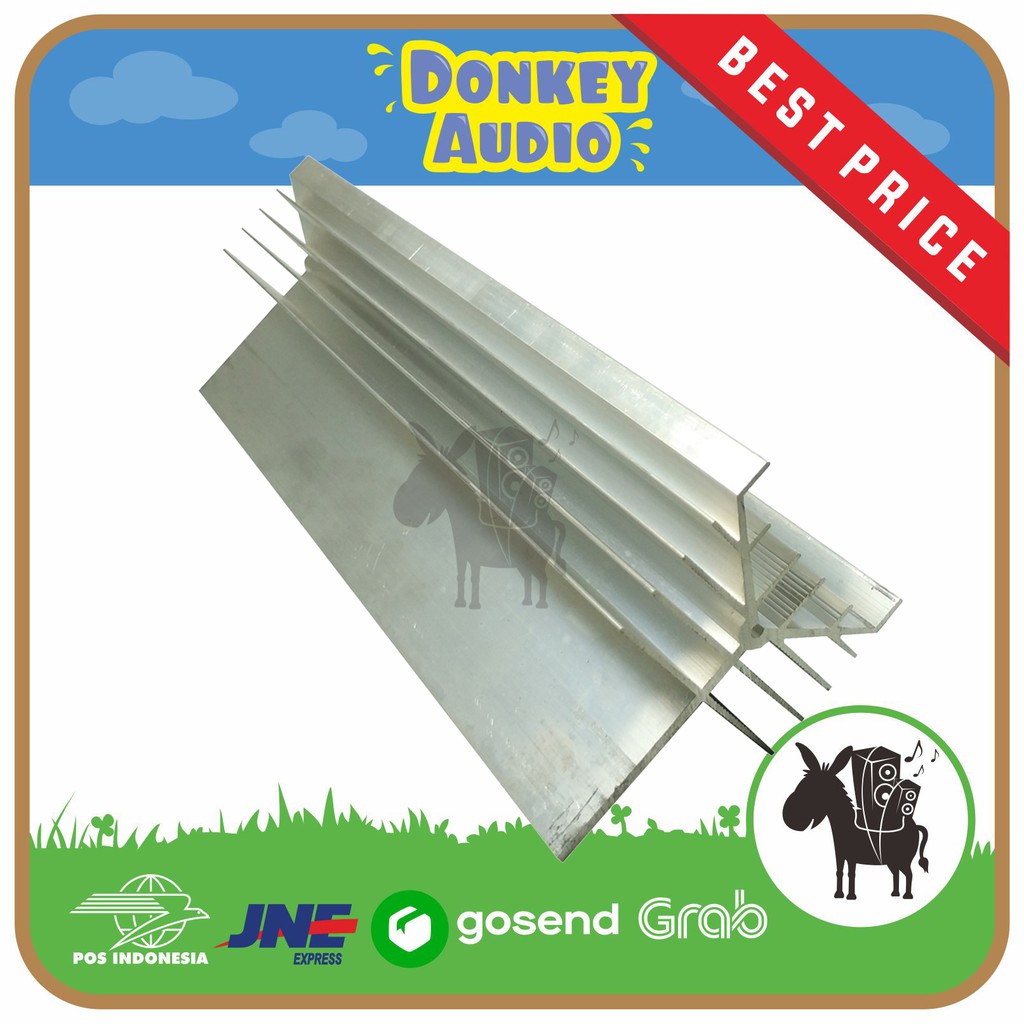 HEATSINK PENDINGIN 1/2 SIRIP 30 CM HEATSINK Y JENGKOL 30CM 8TR 30 CM