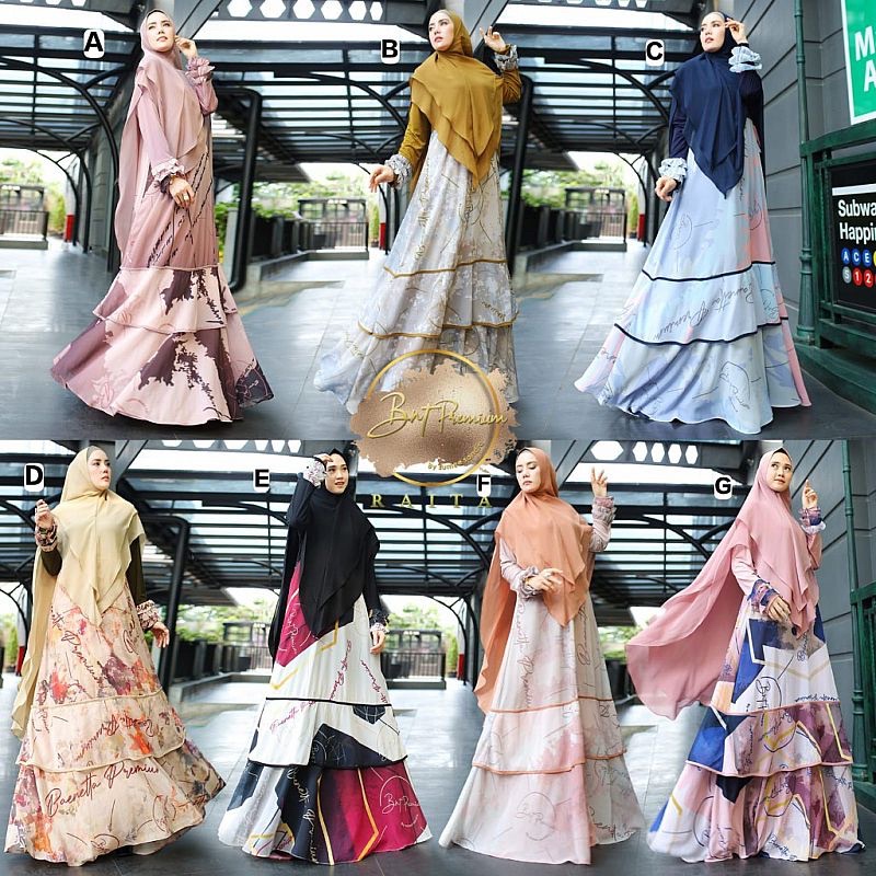 Karina syari by sanita original / RAITA SYARI BY BAENETTA (PO 17 OKTOBER)