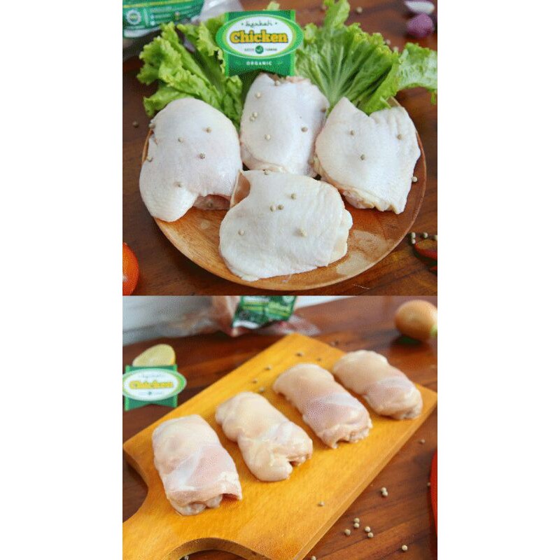 

FILLET PAHA AYAM ORGANIK FRESH 1 KG FROZEN BOGOR