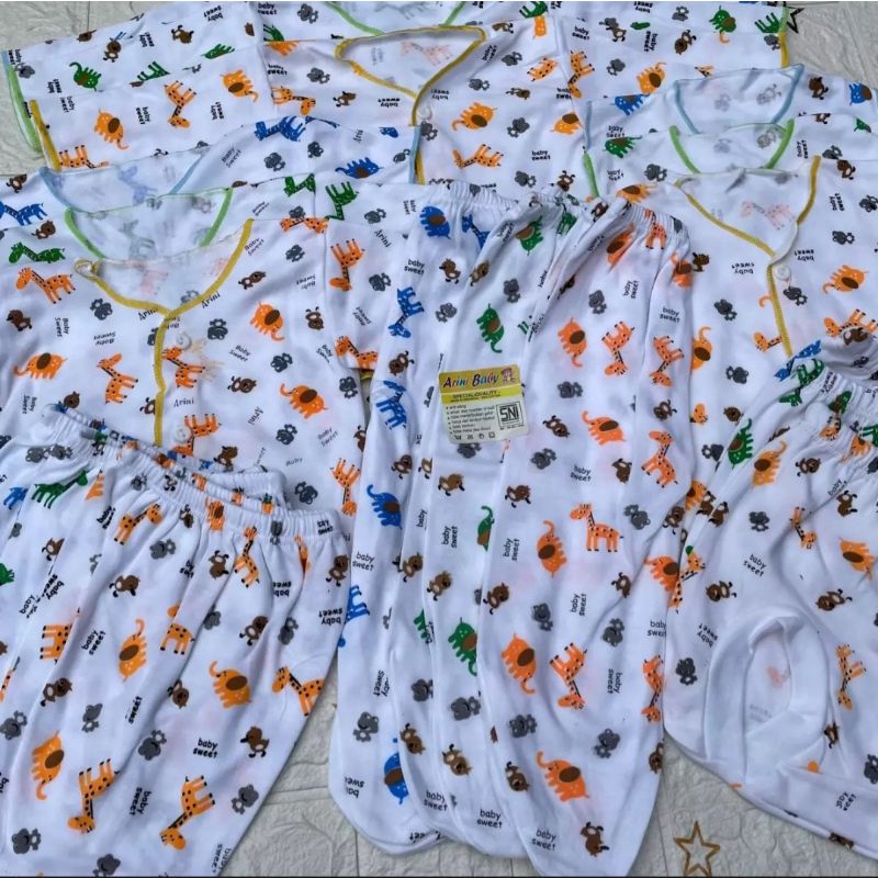 PROMO 7.7 Premium Quality 18 Paket Baju celana bayi Lahiran Bayi Baru lahir asyam baby