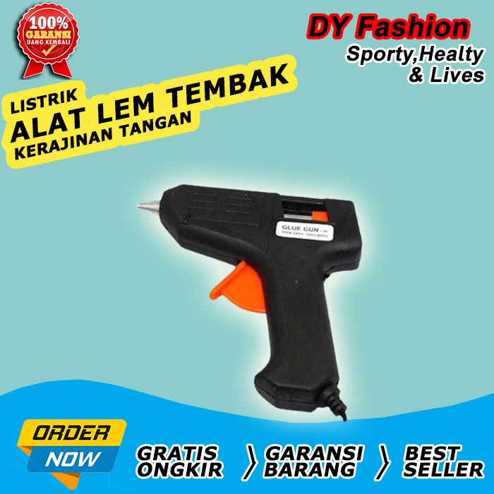 

Lem Tembak glue gun KECIL MN438 awet bandel Hot Melt Glue Gun Alat Pistol Kerajinan Tangan ukuran kecil berkualitas tahan lama