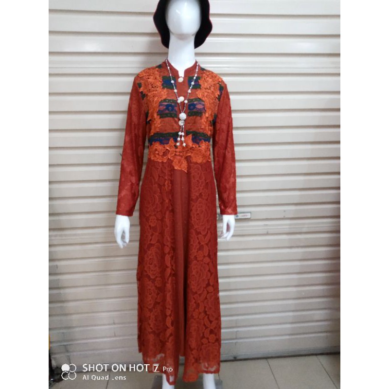 Gamis brukat model
