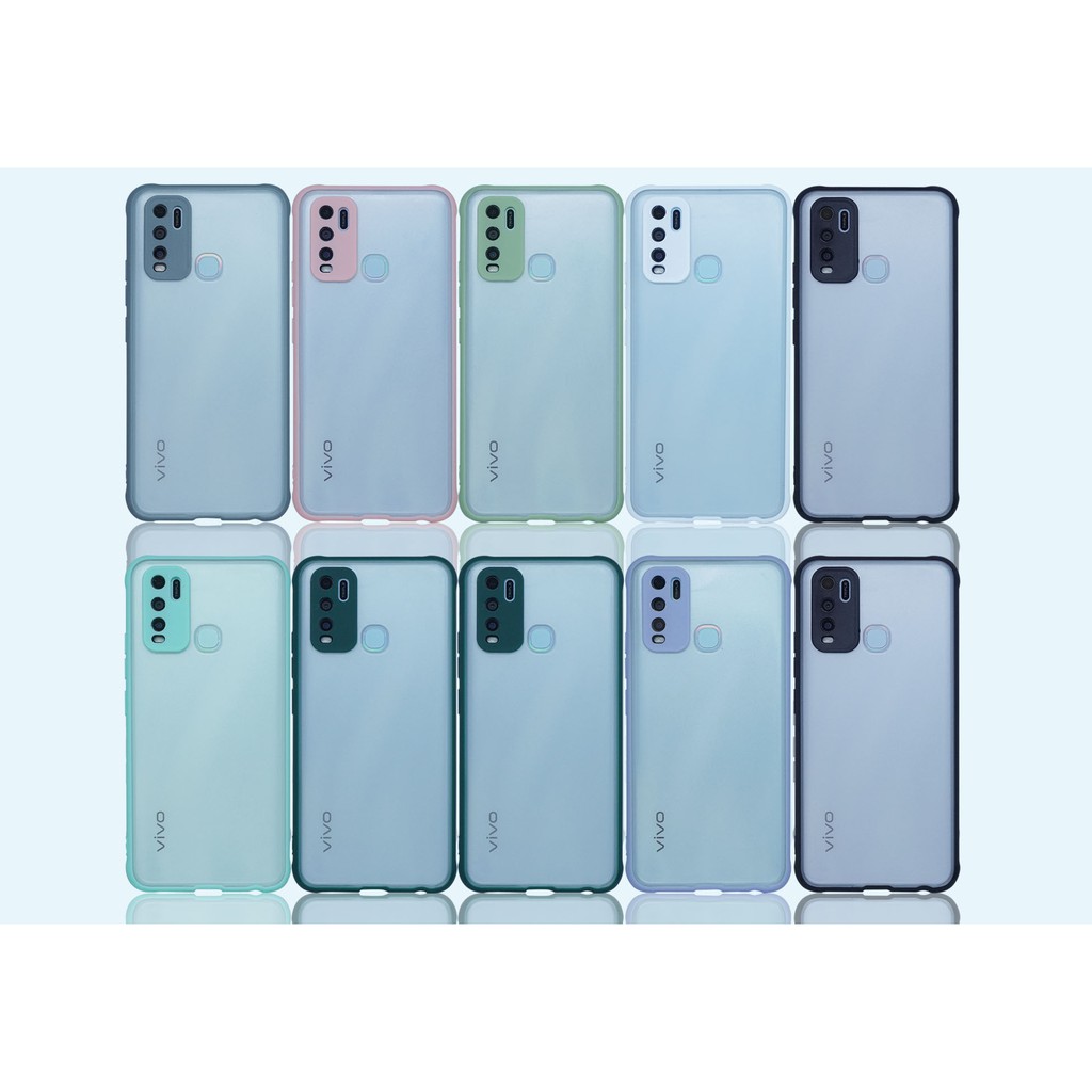 MallCasing - Oppo F11 Pro | A31 2020/A8 | F17/A73 2020  Pelindung Lensa Hard Case Silikon Anti Crack