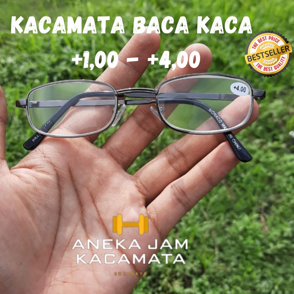 KACAMATA BACA  PLUS(+) LENSA KACA CEWEK/COWOK TYPE PR436.SL UKURAN +1,00 - +4,00 /KACAMATA BACA RABUN DEKAT/KACAMATA BACA FASHION/