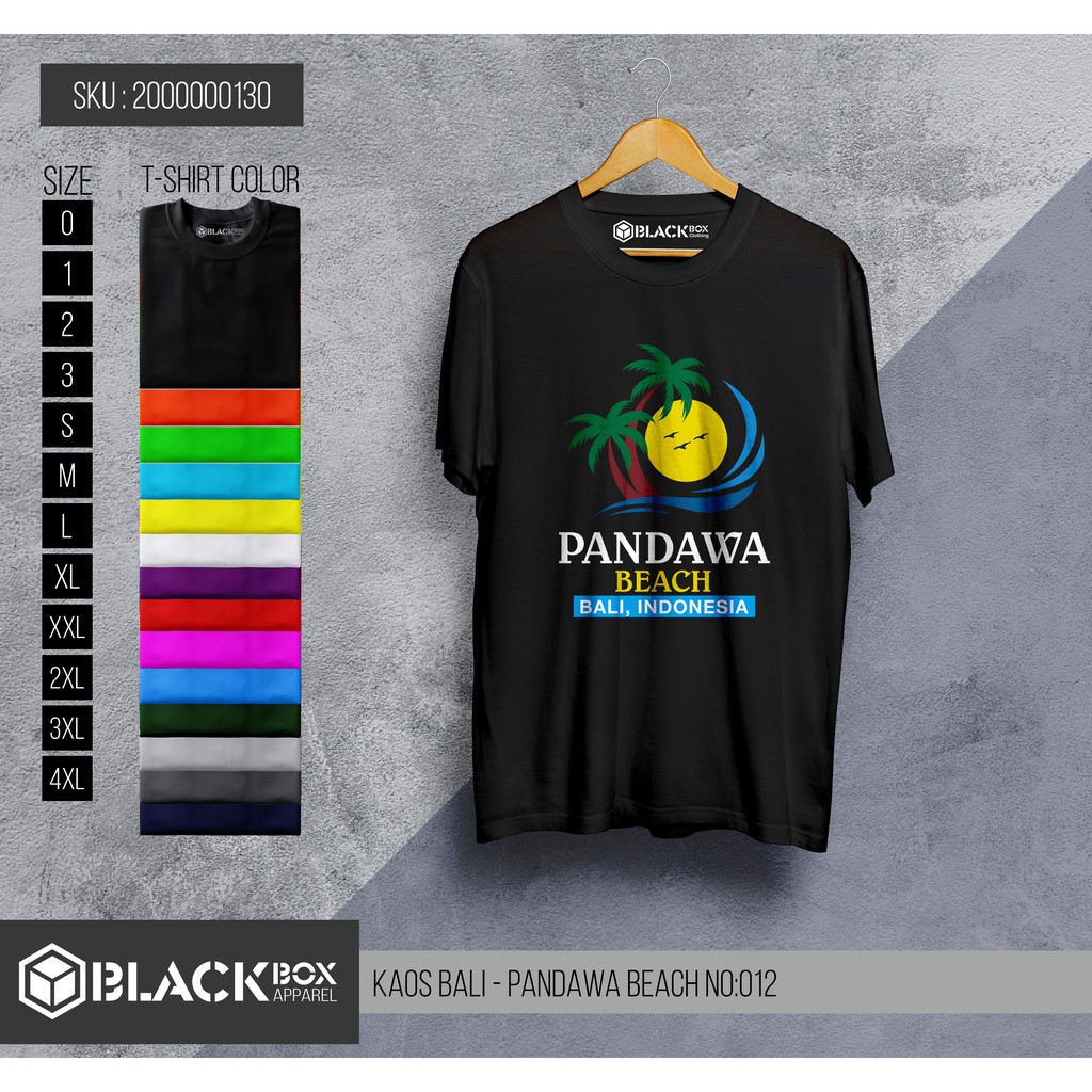 Kaos Baju Pakaian Pandawa Beach - Kaos Bali - Pantai Pandawa 012