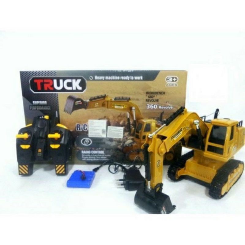 mainan excavator remote control