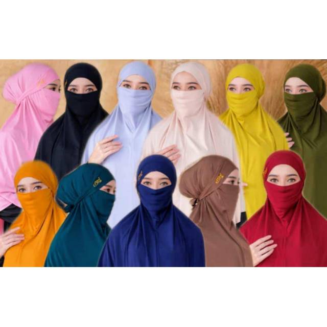 Niqab / Hijab Masker no pet merk Doa Ibu size XL