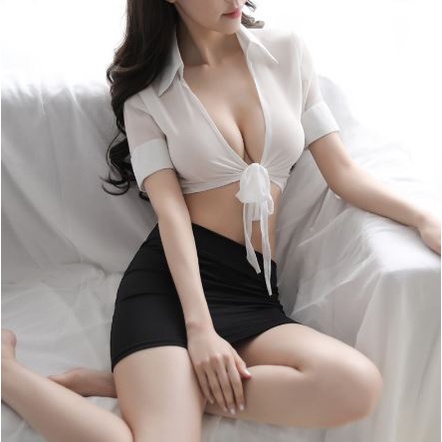SL-29 Longnight office professional wear hot sexy lingerie baju tidur sexy