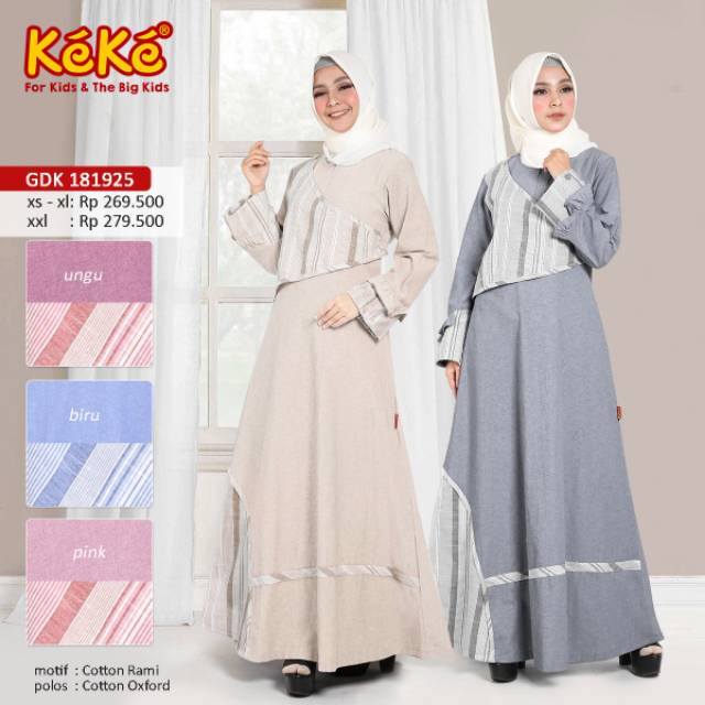 Gamis Dewasa Keke ~ GDK 181925 ~