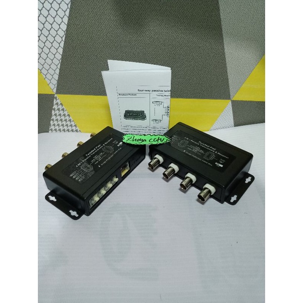 video balun 4ch passive cctv