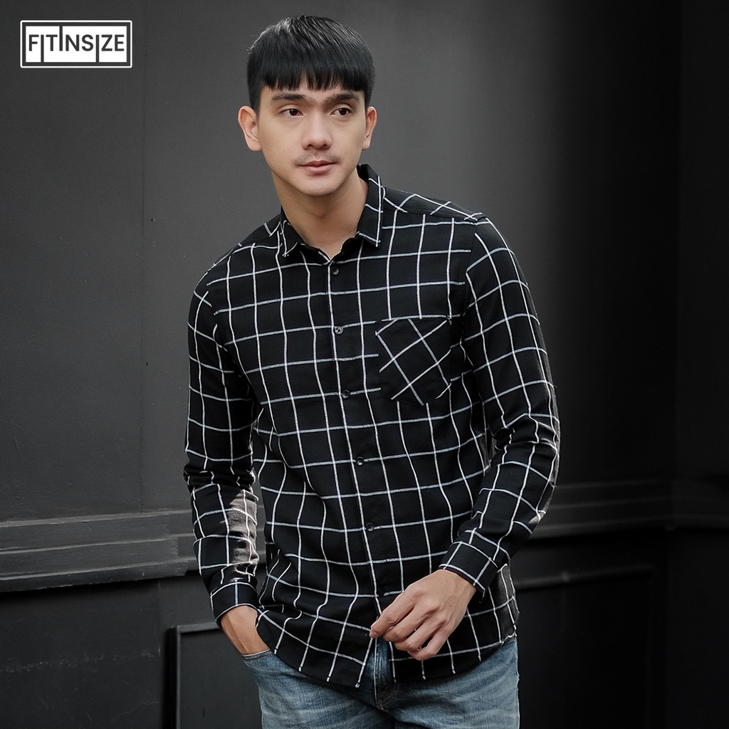 Kemeja Flanel Pria Lengan Panjang Casual Premium Distro