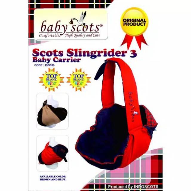 Gendongan Samping Baby Scots Slingrider Baby Carrier