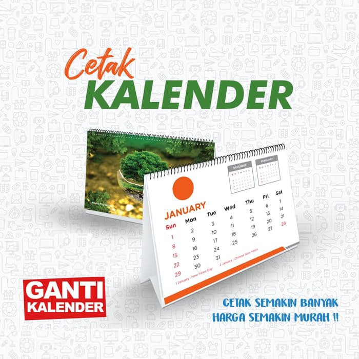 

Deskripsi CETAK KALENDER DUDUK A5 MURAH BERKUALITAS SURABAYA