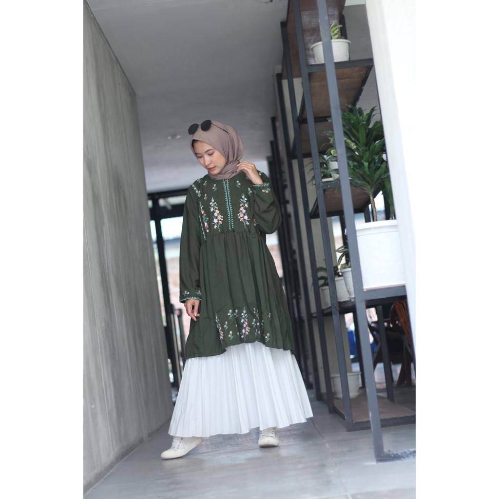 Tavia Tunik / baju murah wanita ootd hijab