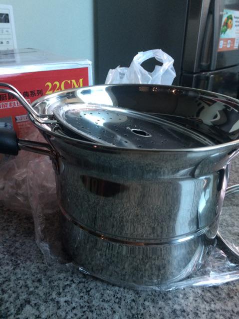 Je Panci Masak Rebus Kukus Goreng 22 Cm Multifunction Cooking Pot 3in1 Stainless Steel