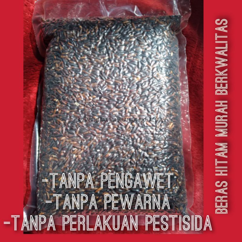 

Beras Hitam sosoh 1kg kemasan vacum. cocok untuk diabetes & diet