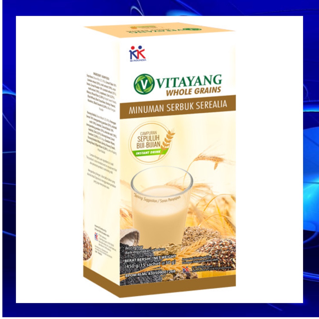 

Vitayang Whole Grains 15 Sachet Sarapan Minuman Diet Sereal Low Fat