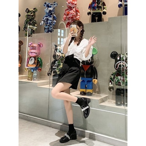 FD Sepatu Docmart Cantik Boots Wanita Korean Style Kekinian Terbaru KI-016