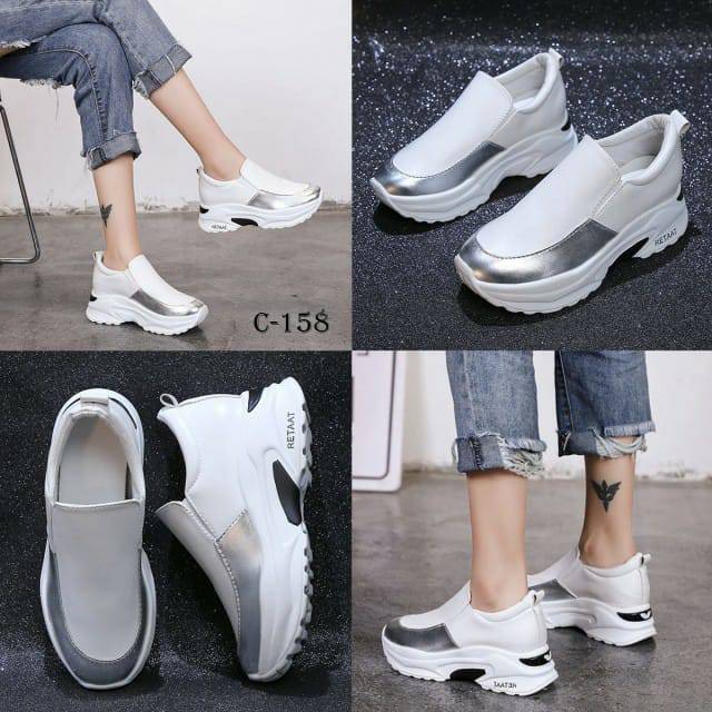 SEPATU SPORT WEDGES KOREA SHOES