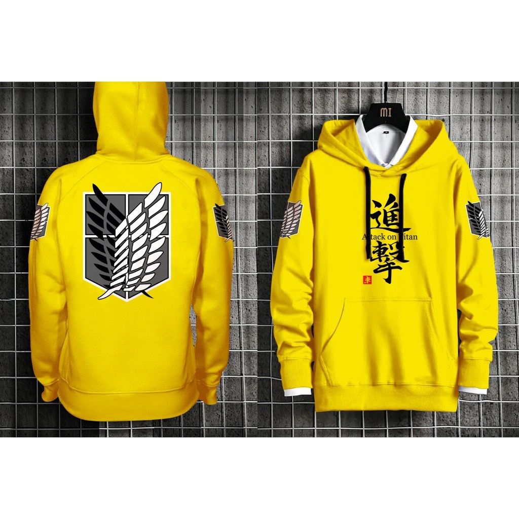 POLILE - HOODIE ATTACK ON TITAN / hoodie keren / pakaian pria / terbaru / terlaris / termurah