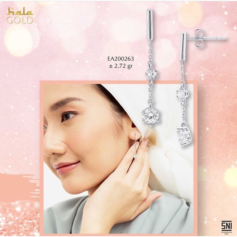 Hala Gold Anting Aruna Collection-EA200263