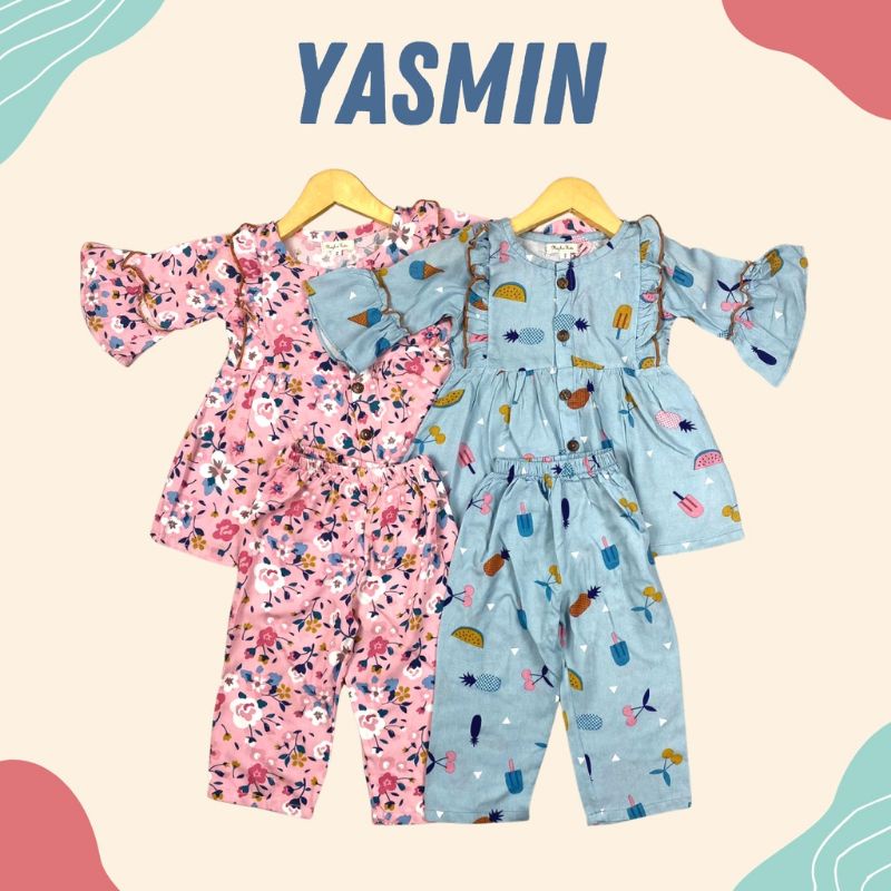 1-4TH SETELAN ANAK YASMIN ONE SET RAYON ANAK BY MYBEE