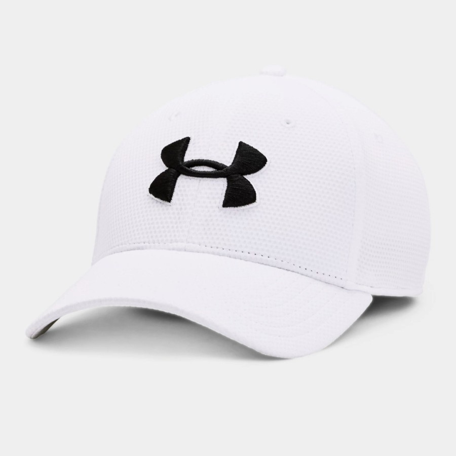 Under Armour UA Blitzing 3.0 White Putih 1305036-100 Topi Original 100%