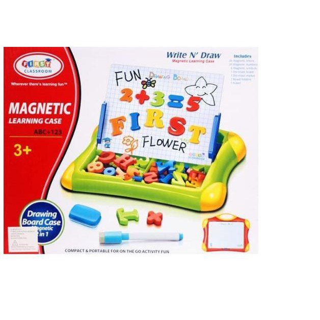 MAINAN EDUKATIF ANAK PAPAN TULIS MAGNETIC LEARNING BOARD