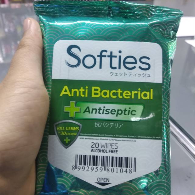 Softies Tissue basah -face - antiseptik - tissue