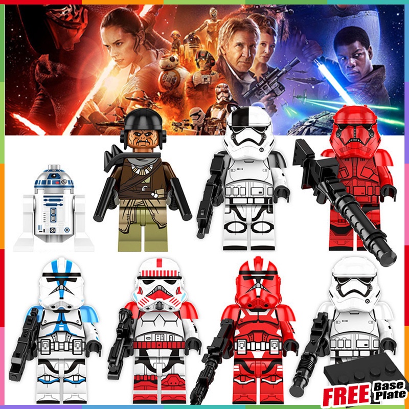 Mainan Action Figure Star Wars Minifigures Drabatan Sith Soldier Tekken Imperial Shock Storm Trooper KF6170