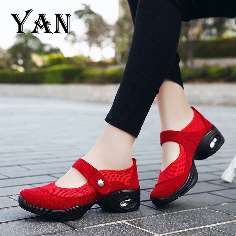 YAN Sepatu Dance Latin Wanita /Line Dance Sepatu Terbaru Ringan