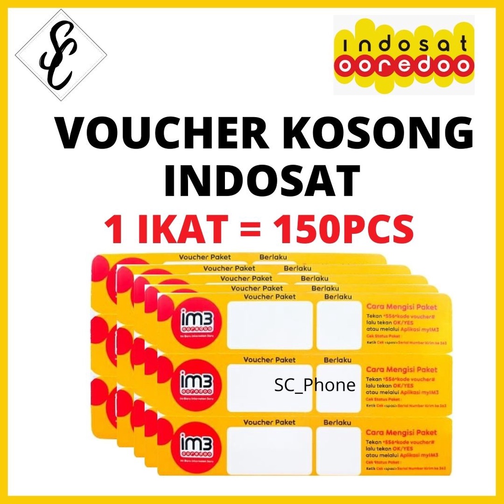 VOUCHER KOSONG INDOSAT DATA