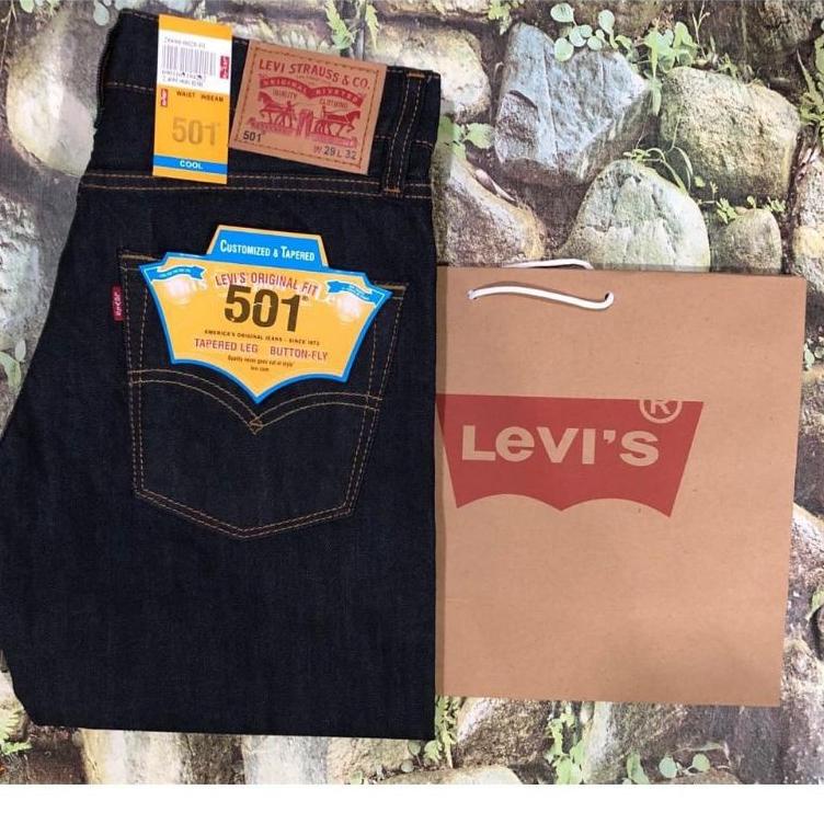 [KODE 0QB] celana jeans pria -BIG SIZE - celana jeans levis 501 original ukuran jumbo/big size 34-38