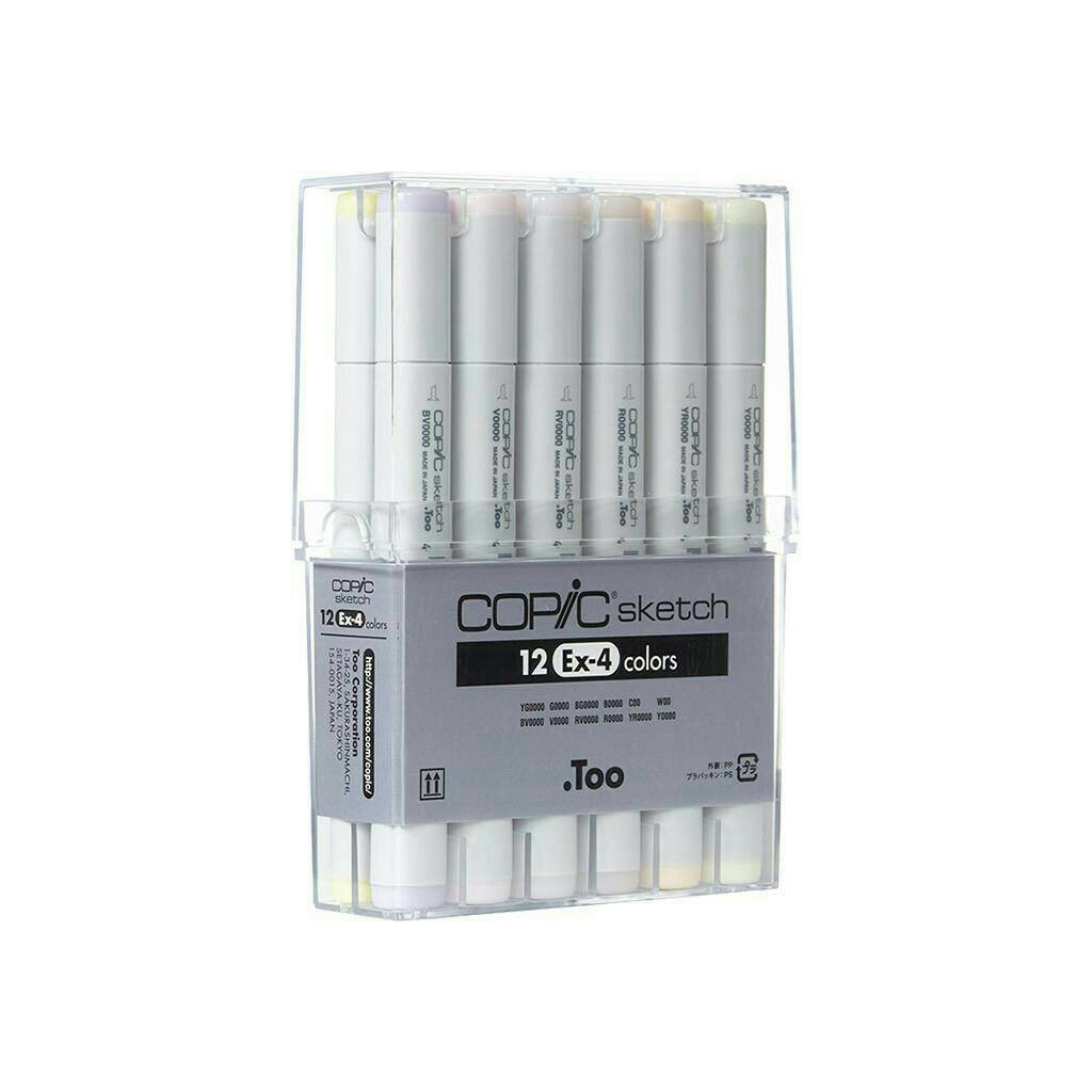

COPIC Sketch 12 Color EX-4 - Ref.CSM/12E4