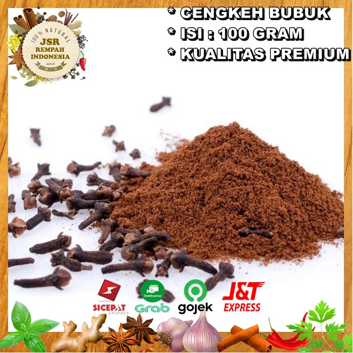 

Cengkeh Bubuk Rempah Herbal Bumbu Dapur isi 100 gram Asli 100% Cloves