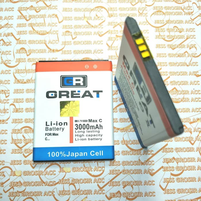 Baterai Battery Batre GREAT Double Power IC Protection ANDROMAX C , Li37142C