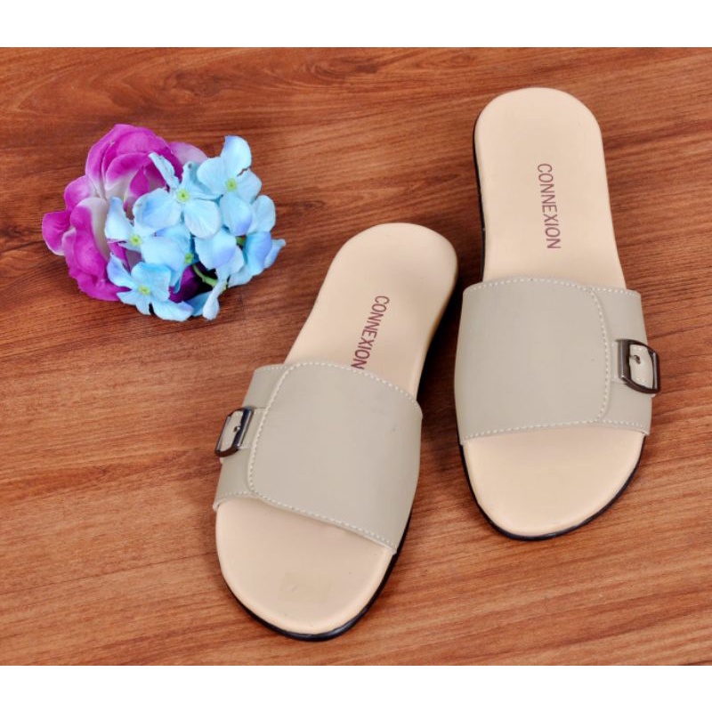 7.7 BIG SALE !! Sandal wanita terbaru/sandal slop conexion variasi/sandal wedgest wanita